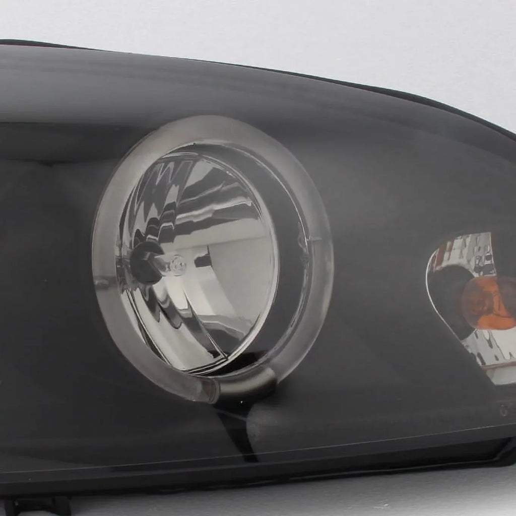 2026 Nuevo AKKON - Faros delanteros LED halo ahumados negros para Chevy Impala 2006-2013 + luces traseras LED