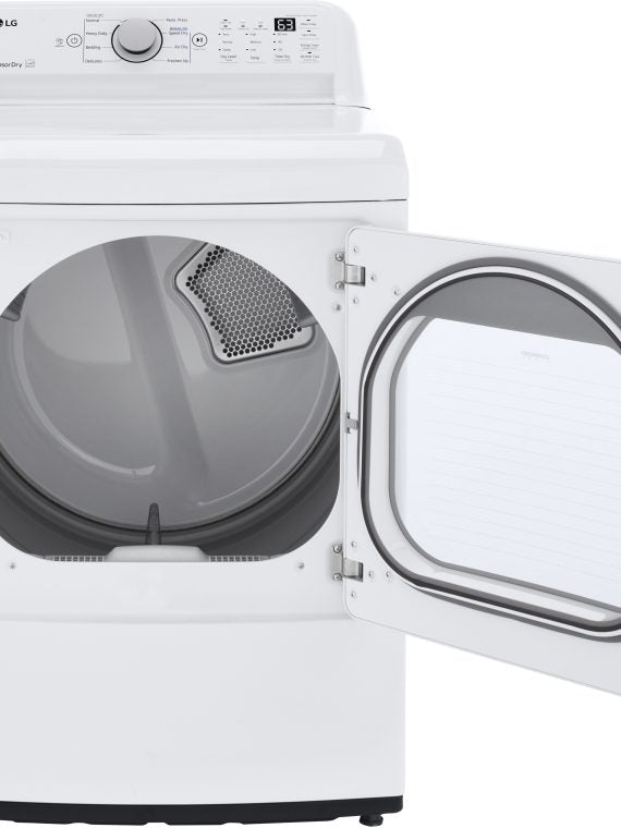 2026 Nuevo secador de gas LG 7.3 cu. ft. con secado por sensor, color blanco