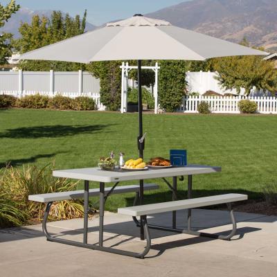 2026 Nueva mesa de picnic plegable clásica de 6 pies 48