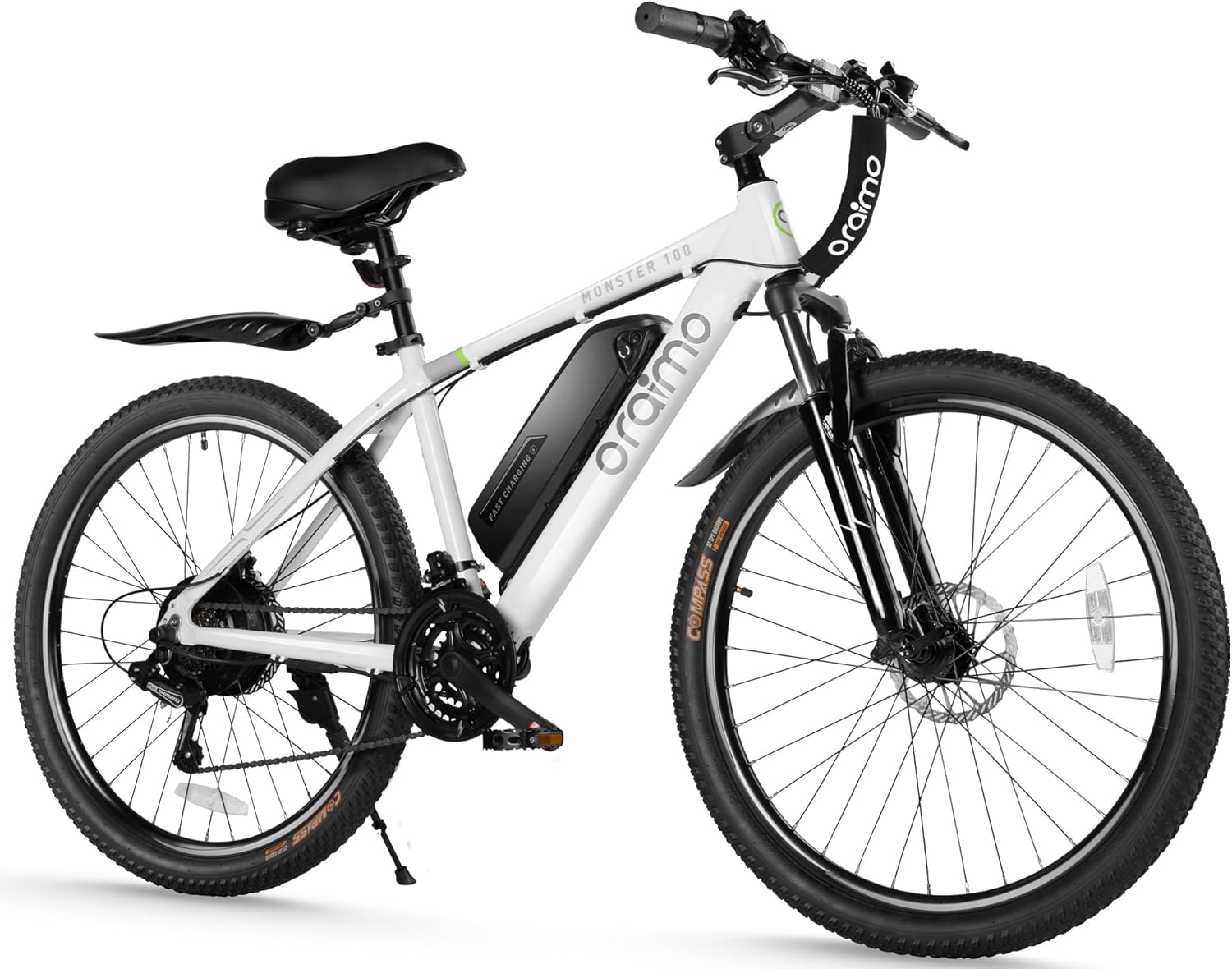 2026 Bicicleta eléctrica todoterreno para adultos Oraimo Monster 100 – Motor BAFANG 350W (pico 500W)