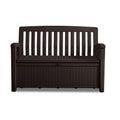 2026 Nuevo 60 Gallon Patio Storage Bench – Brown
