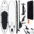 2026 Juego de tabla de paddle surf hinchable blanco y negro v7909