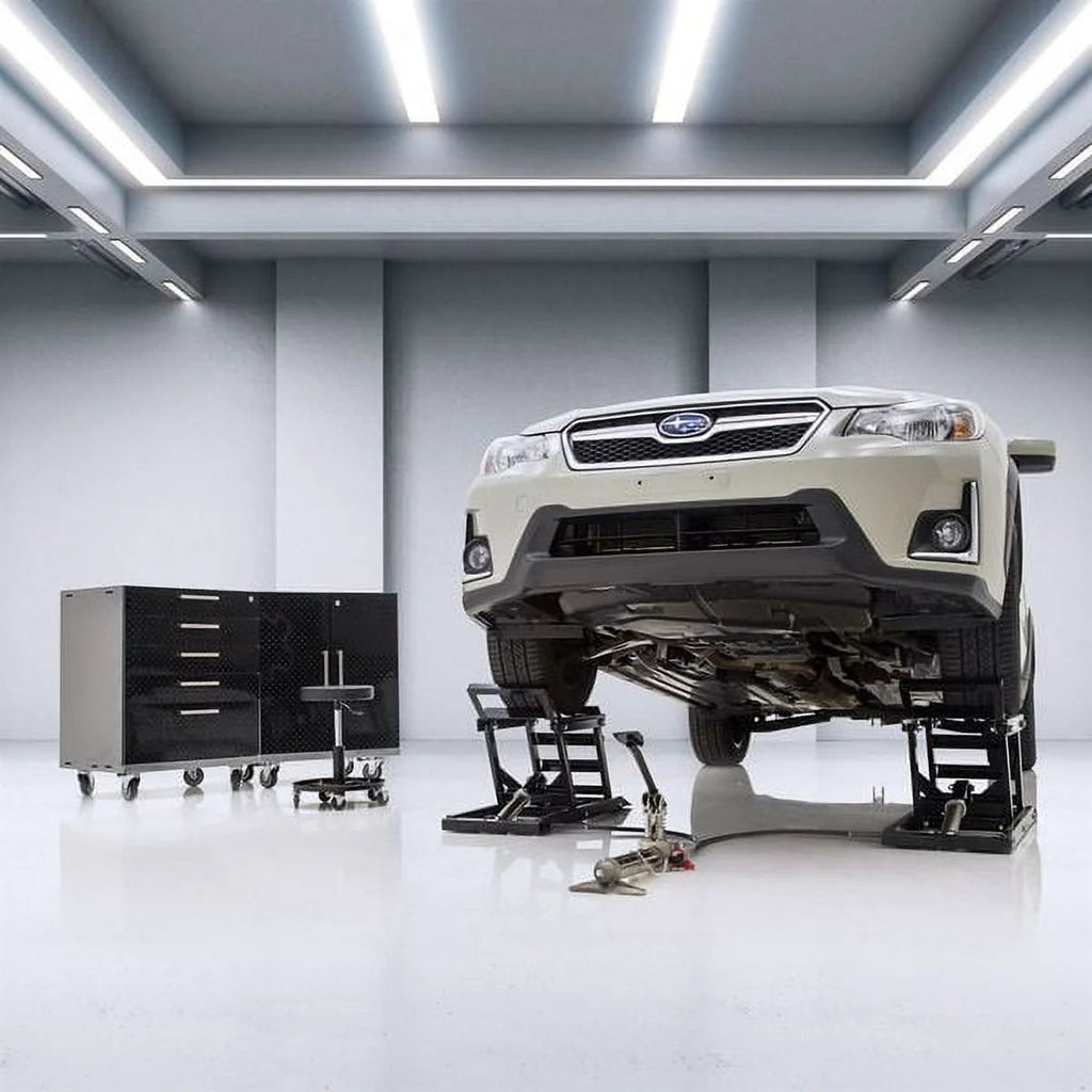 2026 Nuevo elevador hidráulico para automóvil con rampas de acceso capacidad 3000 lb por par