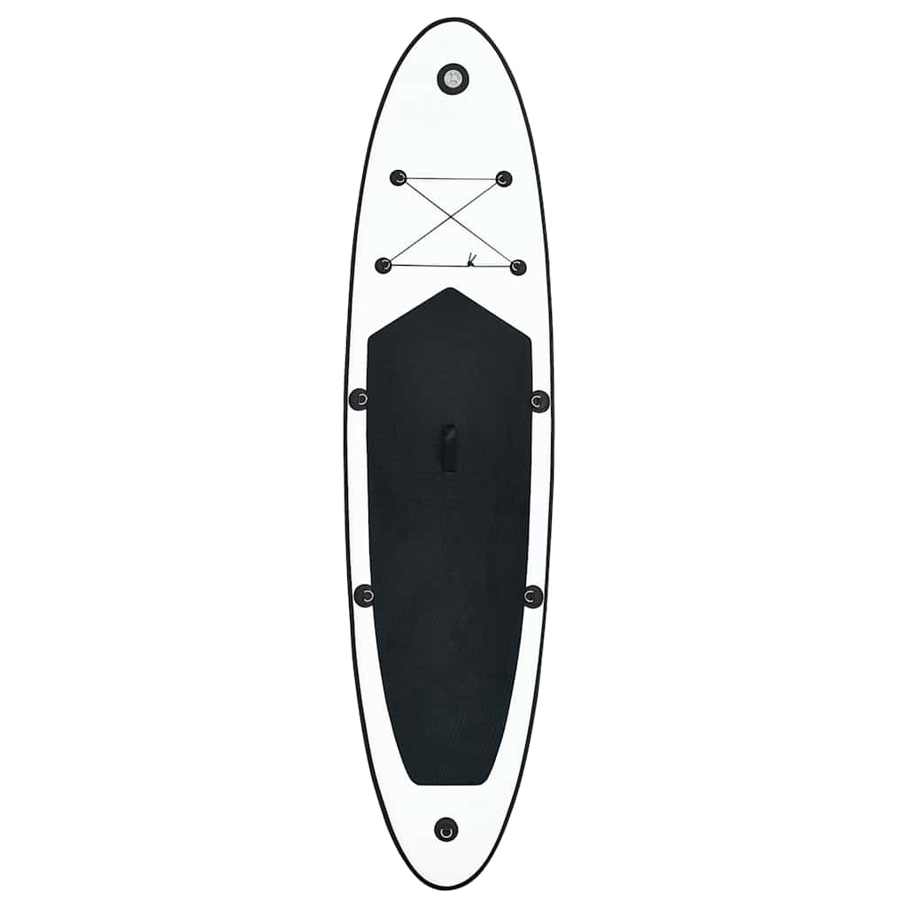 2026 Juego de tabla de paddle surf hinchable blanco y negro v7909
