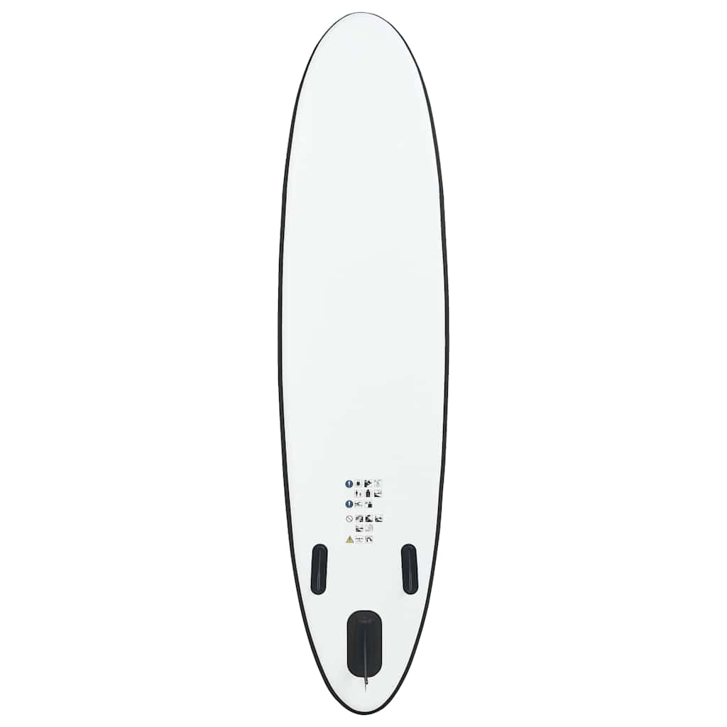 2026 Juego de tabla de paddle surf hinchable blanco y negro v7909