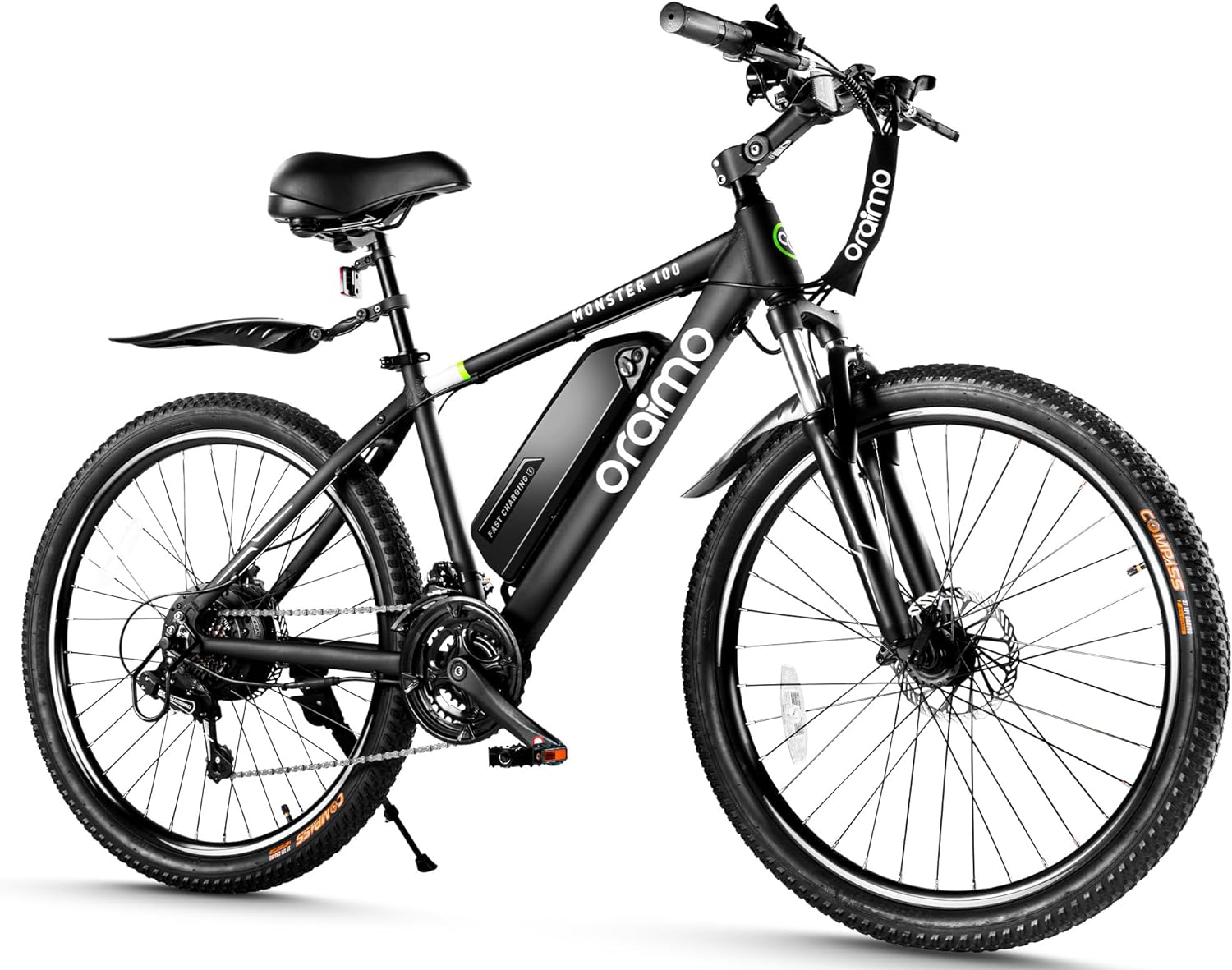 2026 Bicicleta eléctrica todoterreno para adultos Oraimo Monster 100 – Motor BAFANG 350W (pico 500W)