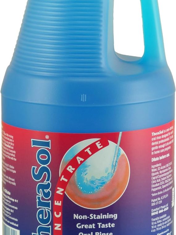 2026 Nuevo TheraSol Concentrado 64 oz 1/2 galón solución de cuidado bucal profesional
