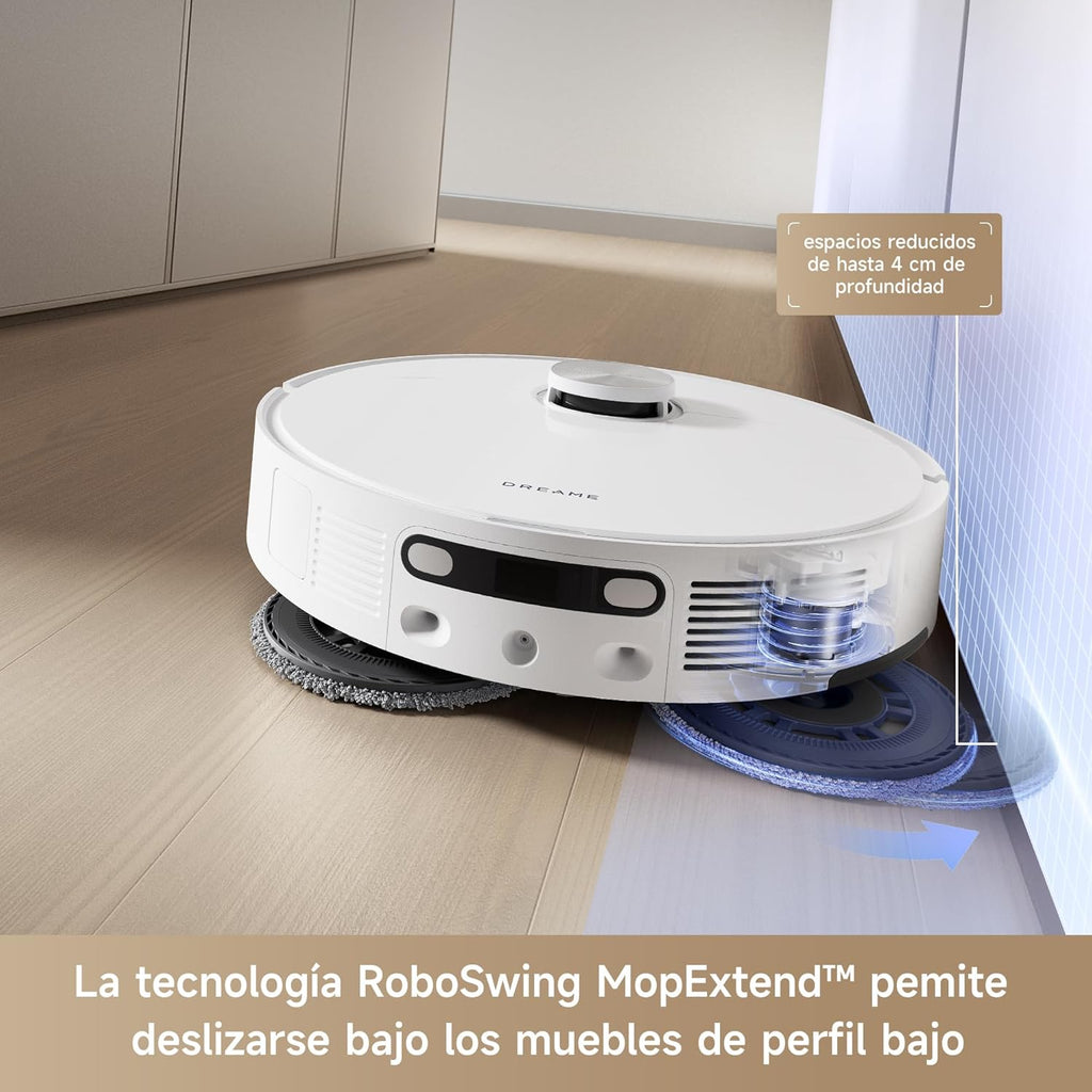 2026 DREAME L10s Ultra Gen 2 Robot Aspirador y Fregasuelos con RoboSwing MopExtend, 10000 Pa, Modo para Mascotas, Estación Base Automática, 32 Ajustes de Nivel de Agua, Limpieza de Alfombras Versátil