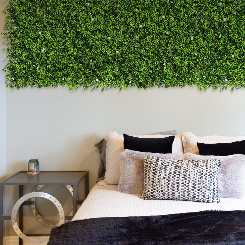 2026 Nuevo Gardenia Garden Wall - Panel de pared vegetal artificial
