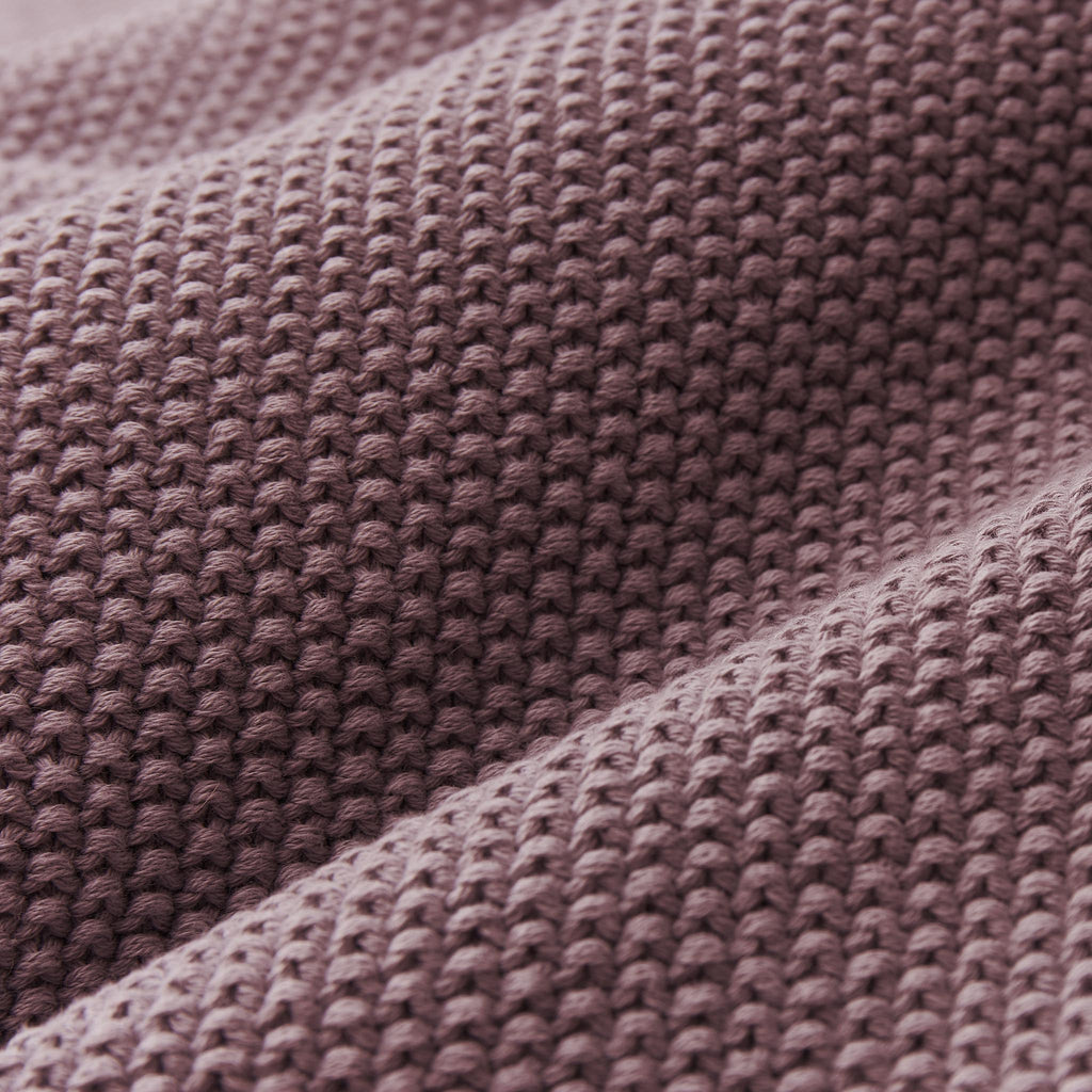 Baumwolldecke Antua [Dunkles Taupe]