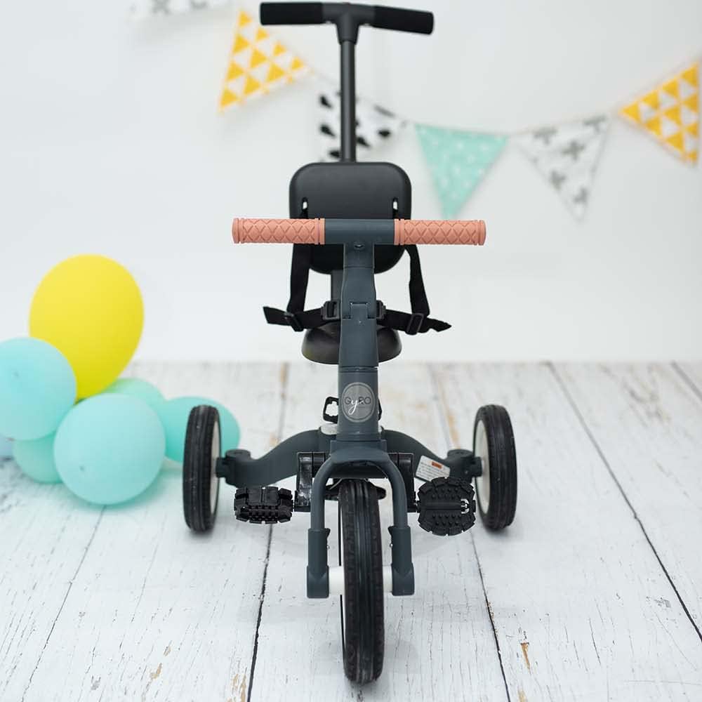 2026 Olmitos - Triciclo Evolutivo de Bebé 5 en 1 GYRO + - Bicicleta Niños Desde 1 Año hasta 5 años - De Triciclo a Bicicleta con o sin Pedales – Adaptable y transformable (Gyro +, Verde)