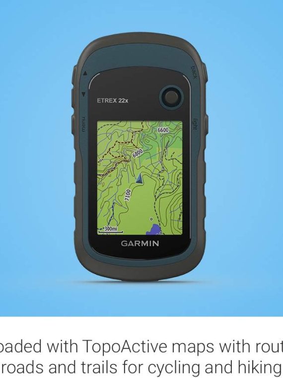 2026 Nuevo Garmin 010-02256-00 eTrex 22x navegador GPS portátil resistente color negro/azul marino