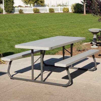 2026 Nueva mesa de picnic plegable clásica de 6 pies 48