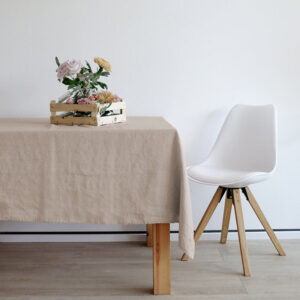 Leinentischdecke Laiar 160 x 250 [Natürliches Beige]