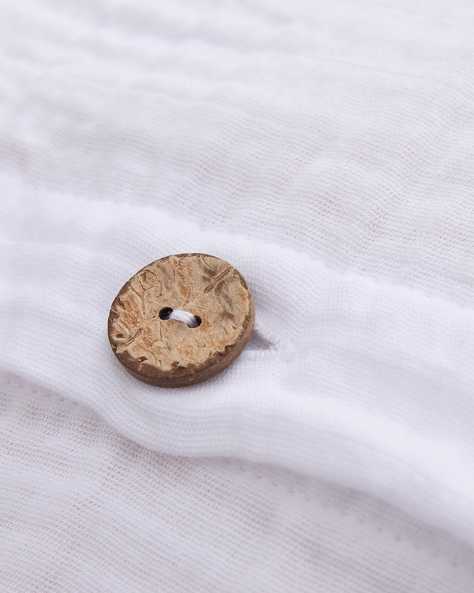 Musselin-Bettbezug und Kissenbezug Fatela [Natur & Weiß] - Image 2