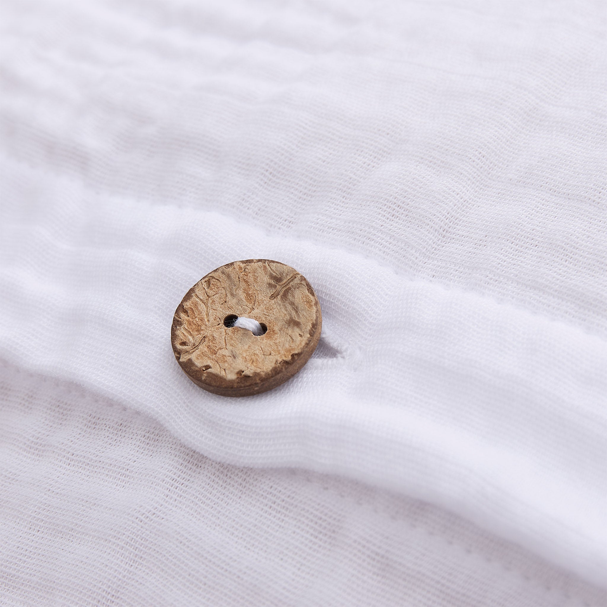 Musselin-Kissenbezug Fatela [Natur & Weiß] - Image 2