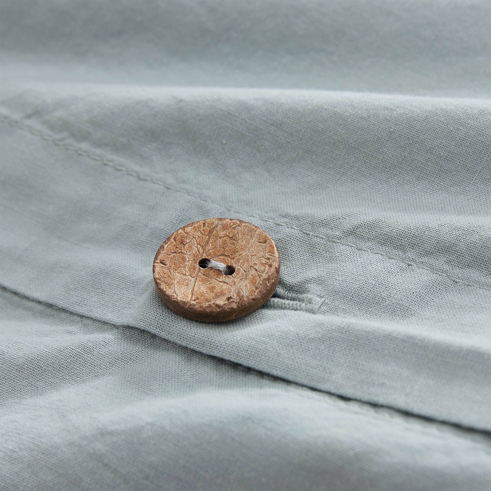 Musselin-Kissenbezug Manisa [Helles Grüngrau] - Image 4