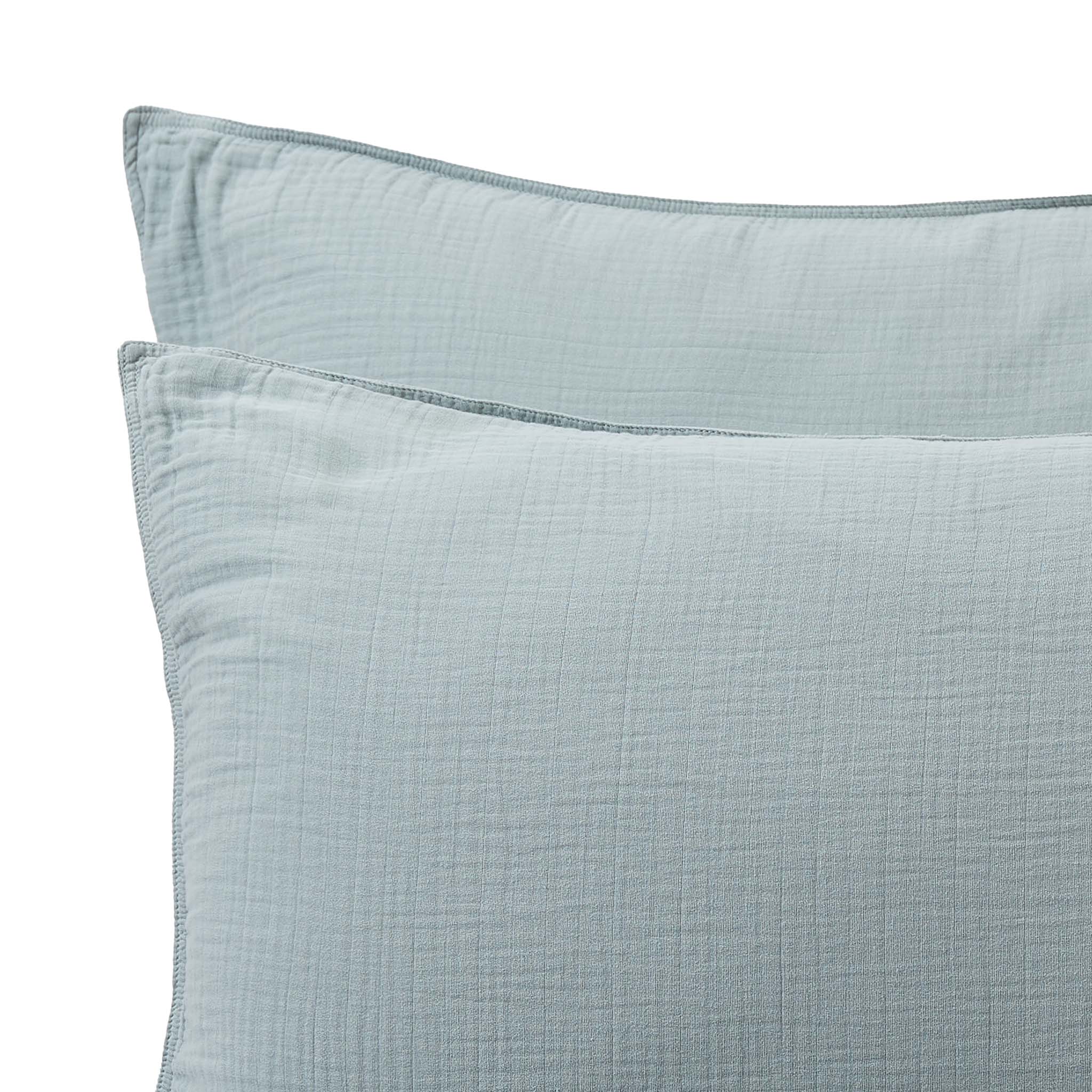 Musselin-Kissenbezug Manisa [Helles Grüngrau]