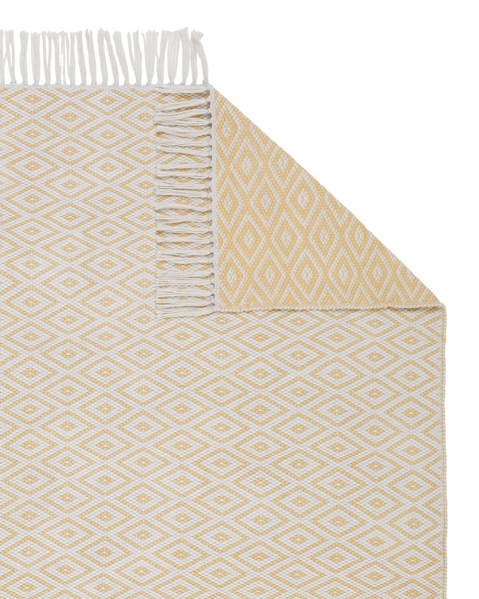 Waschbarer Läufer Barota [Sandgelb/Weiß] - Image 2
