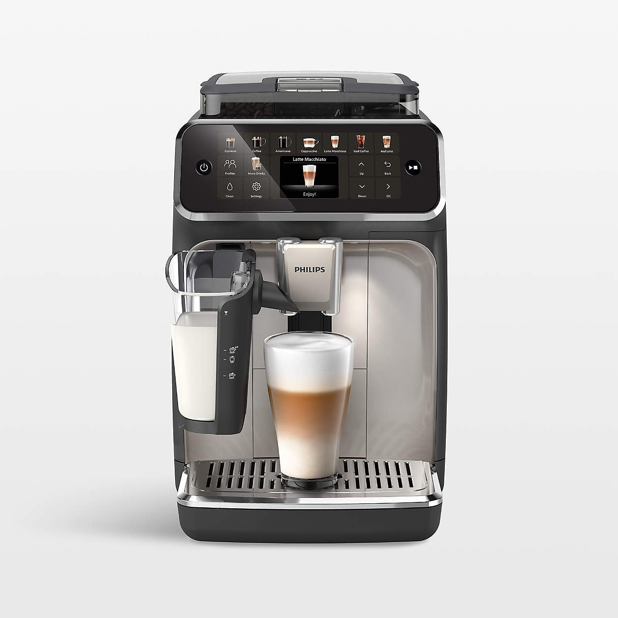 Philips 5500 Series Fully-Automatic Espresso Machine with LatteGo & Iced Coffee