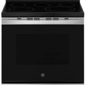 GE 30″ Freestanding Electric Convection Range GRF600AVSS